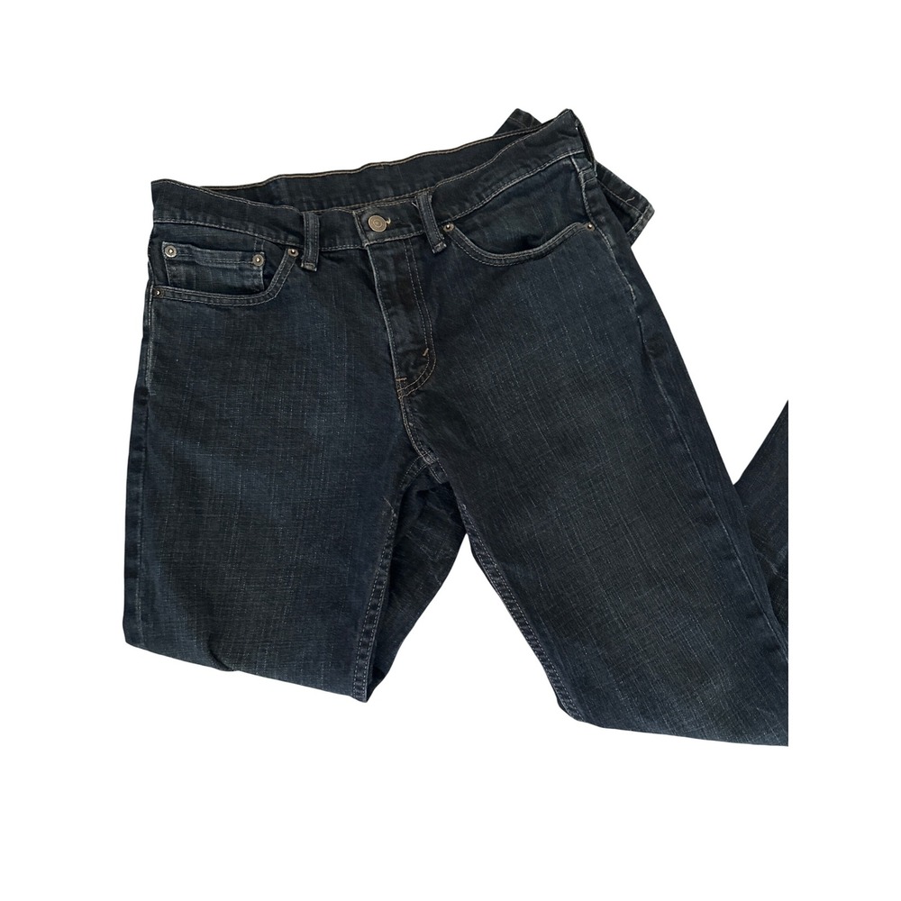 Levi's 511 Dark Wash Jeans Straight Leg Classic Fit Denim Pants 31x32 Men's